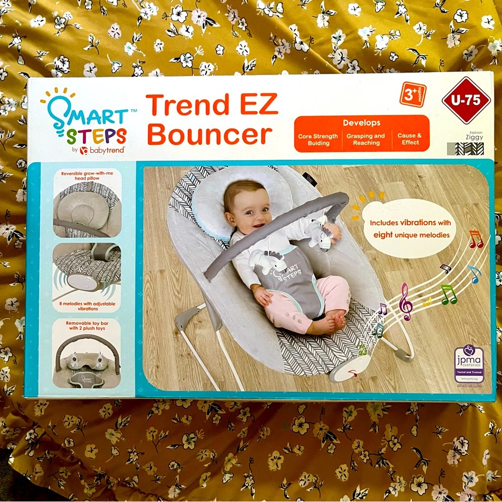 Baby Trend - Smart Steps -Trend EZ Bouncer- NWT/ Unopened Box